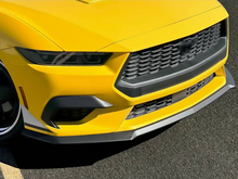 Ford Mustang 2024+ AIR DESIGN Front Splitter for Air Design Front Bumper - Satin Black