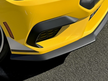 Ford Mustang 2024+ AIR DESIGN Front Splitter for Air Design Front Bumper - Satin Black