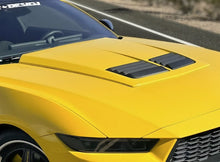 Ford Mustang 2024+ AIR DESIGN Hood Scoop - Satin Black (Bonnet Scoop)