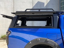Ford RANGER RA (Next Gen) DC 2022+ BLACK TITAN PRO HYBRID CANOPY - Stainless Steel Alloy Modular