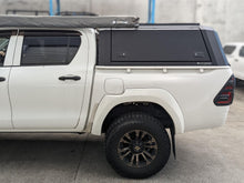 Toyota HILUX REVO SR (J-DECK) DC 2015-2025 BLACK TITAN HYBRID CANOPY - Stainless Steel Alloy Modular
