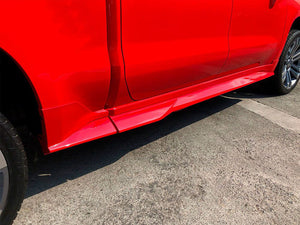 Chev SILVERADO 2019-2024 AIR DESIGN Side Skirts & Box Extensions Street for CREW CAB SHORT BOX (6 pieces) - PRIMED