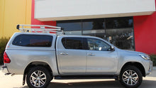 Painted Toyota HILUX SR5 2015-2024 DC V2 Steel Canopy with Lift-Up Side Windows