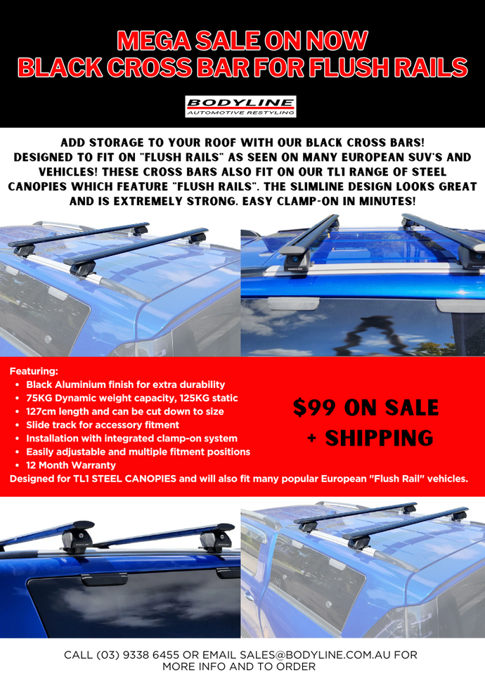 MEGA SALE on Now! Black Cross Bars