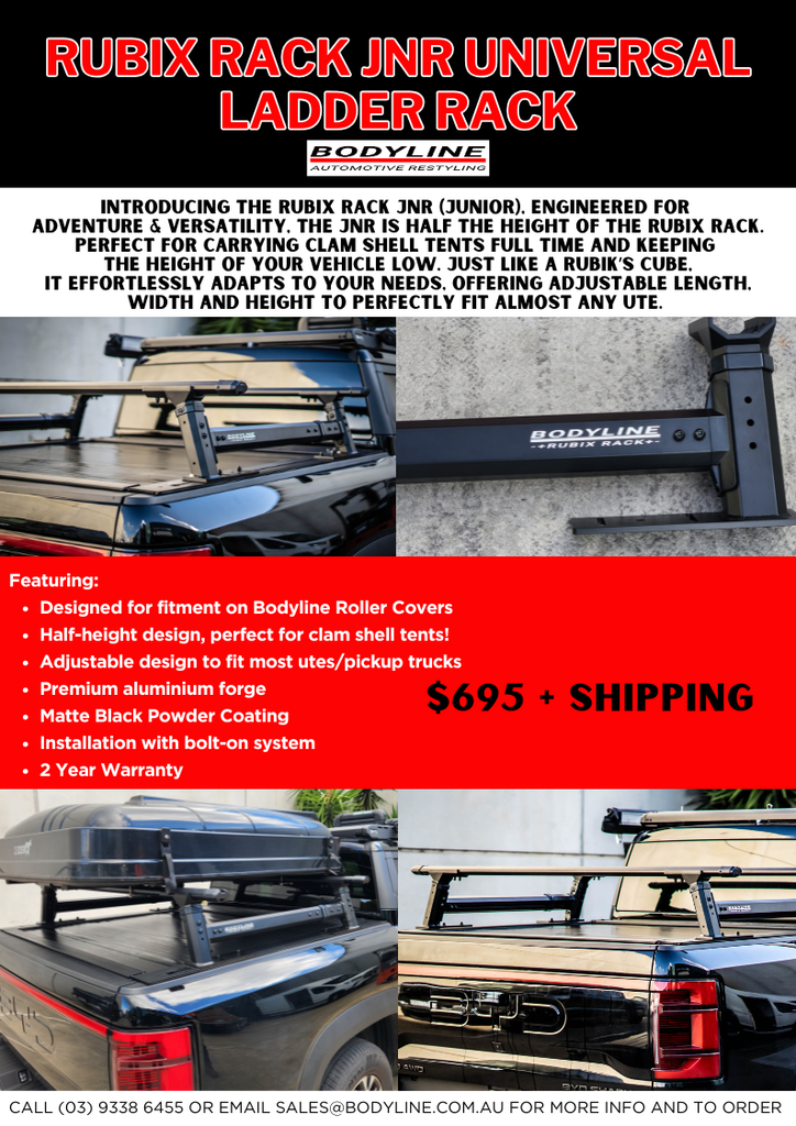 Rubix Rack Universal NEW Rubix JNR Rack is here! – Bodyline Automotive Restyling