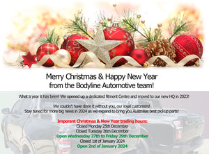 Christmas & New Year trading hours
