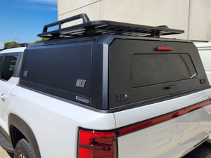 BYD SHARK 2024+ BLACK TITAN PRO HYBRID CANOPY - Stainless Steel Alloy Modular
