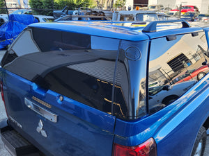 Mitsubishi TRITON MV 2024+ DC V4 Steel Canopy with Lift-Up Side Windows