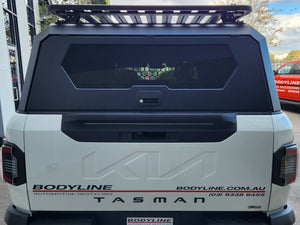 KIA TASMAN 2024+ BLACK TITAN PRO HYBRID CANOPY - Stainless Steel Alloy Modular