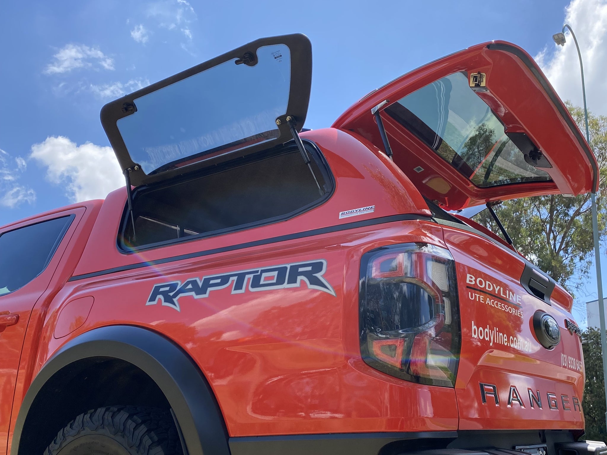 Ford RANGER RAPTOR (Next Gen) DC 2022+ Painted AEROSHELL CANOPY ...