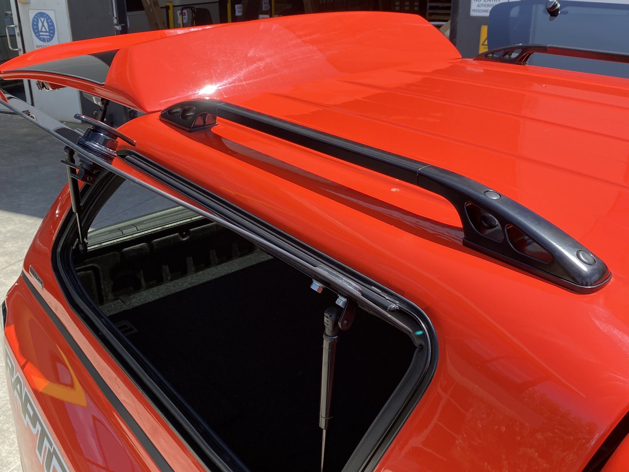 Ford Canopy Rails Ford RANGER RAPTOR (Next Gen) DC 2022+ Painted AEROSHELL CANOPY ...