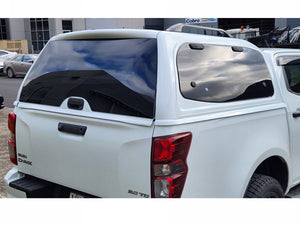 Painted Isuzu D-MAX 2021+ DC V2 Steel Canopy with Lift-Up Side Windows