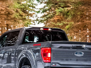 Ford F150 SUPERCREW 2021+ AIR DESIGN Cab Spoiler - SATIN BLACK