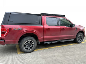 Ford F150 1500 5ft 2021+ BLACK TITAN HYBRID CANOPY - Stainless Steel Alloy Modular