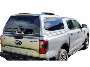 Painted Ford RANGER RA (NEXT GEN) DC 2022+ V2 Steel Canopy with Lift-Up Side Windows