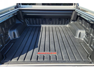 Ford RANGER WILDTRAK, PLATINUM, RAPTOR RA (NEXT GEN) DC 2022+ UTE TUB MAT - Heavy Duty Moulded Rubber Mat (for Factory Plastic Tub Liner)