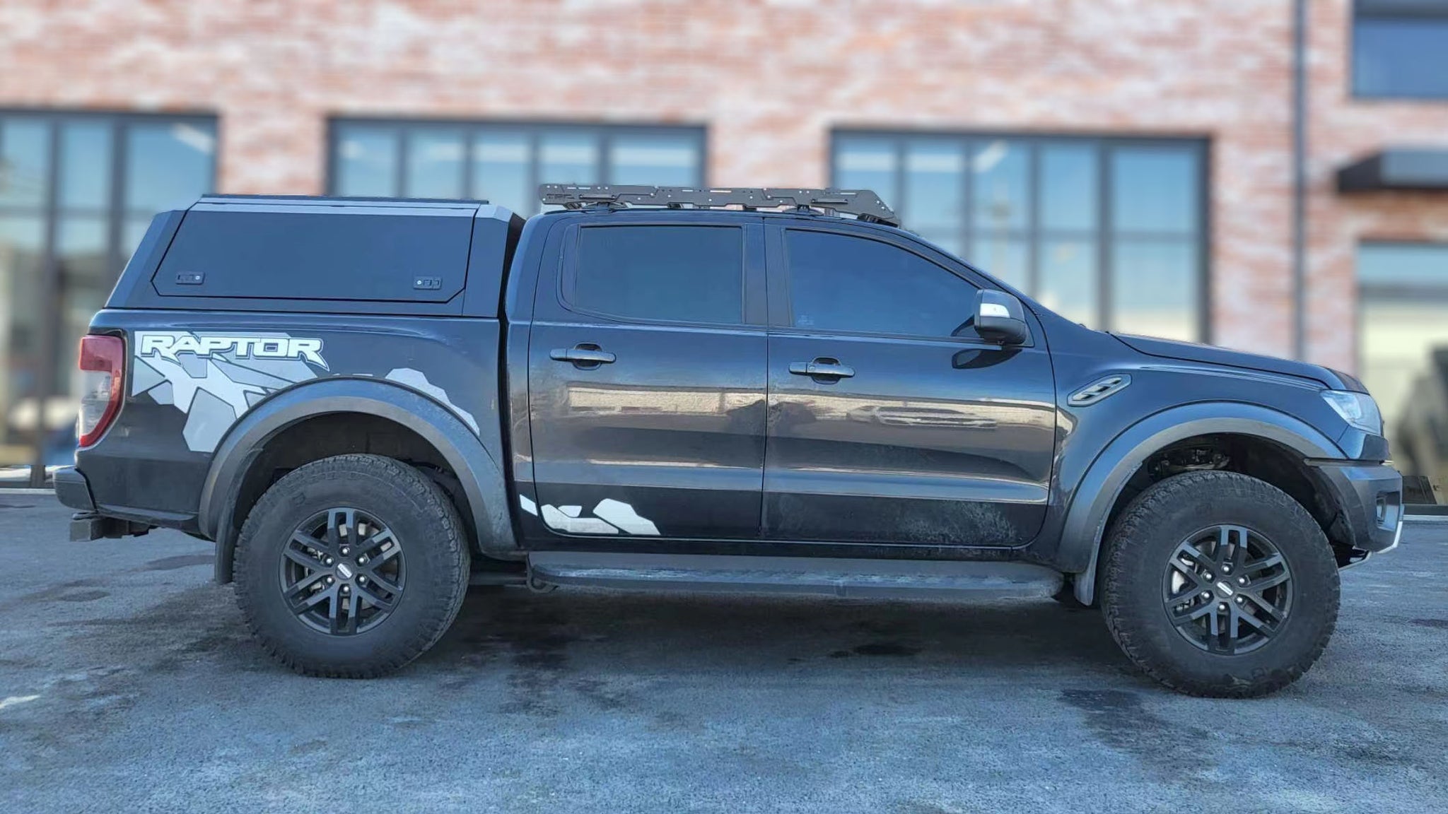 Ford RAPTOR PX, PX2, PX3 DC 2012-2021 BLACK TITAN HYBRID CANOPY - Stai ...