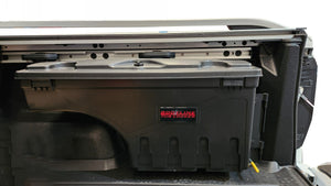 Ford RANGER RAPTOR WILDTRAK PLATINUM 2022+ SMART TUB LOCKER - Secure Swing Lift out Case for FACTORY PLASTIC TUB LINERS (NO CUT)