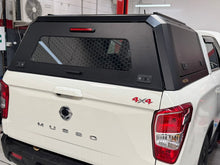 KGM Ssangyong MUSSO SWB 2019-2026 BLACK TITAN HYBRID CANOPY - Stainless Steel Alloy Modular