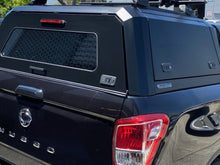 KGM Ssangyong MUSSO SWB 2019-2026 BLACK TITAN HYBRID CANOPY - Stainless Steel Alloy Modular