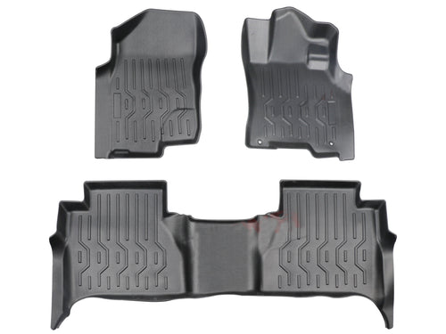 Nissan NAVARA NP300 DC 2021-2024 Bodyline 3D Floor Mats FloorLiner Carpet Protection