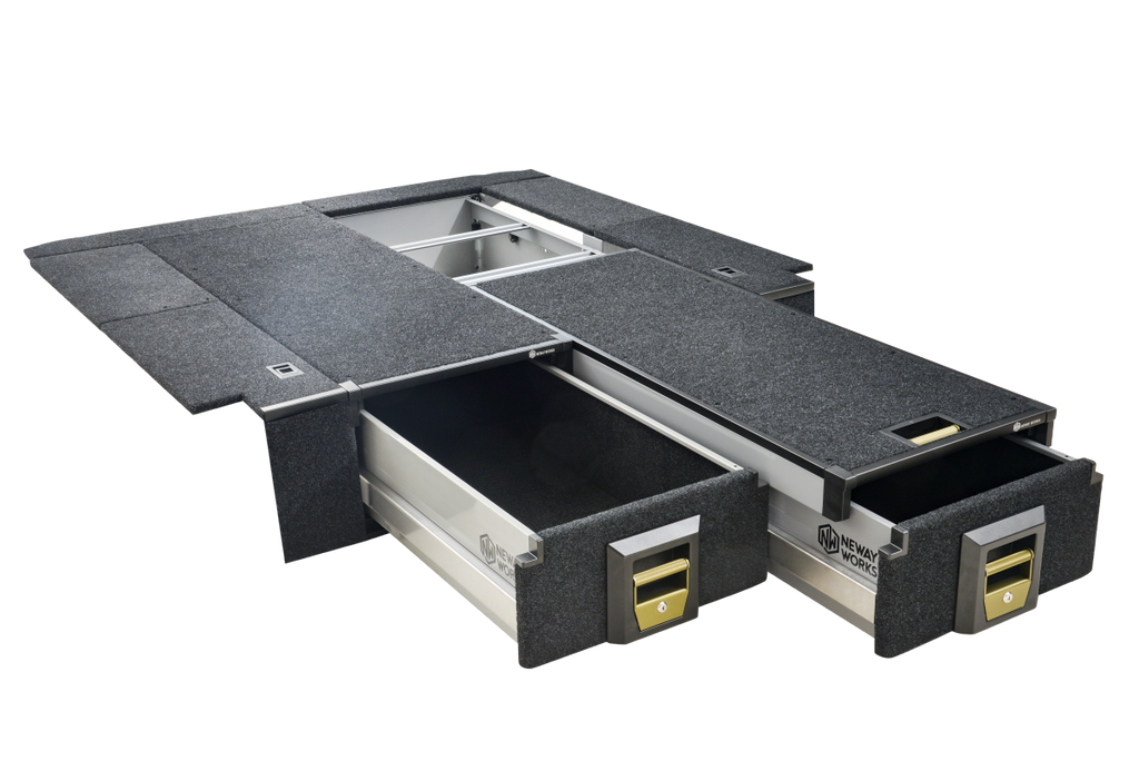 Nissan NAVARA NP300 D23 DC 2015-2025 NEWAY WORKS Heavy Duty Drawers ...
