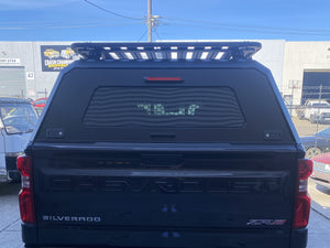 Chev SILVERADO 1500 5ft 2020+ BLACK TITAN HYBRID CANOPY - Stainless Steel Alloy Modular