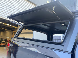 Chev SILVERADO 1500 5ft 2020+ BLACK TITAN HYBRID CANOPY - Stainless Steel Alloy Modular
