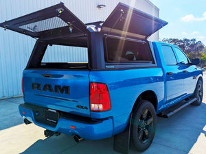 Dodge RAM 1500 5ft 2020+ BLACK TITAN HYBRID CANOPY - Stainless Steel Alloy Modular