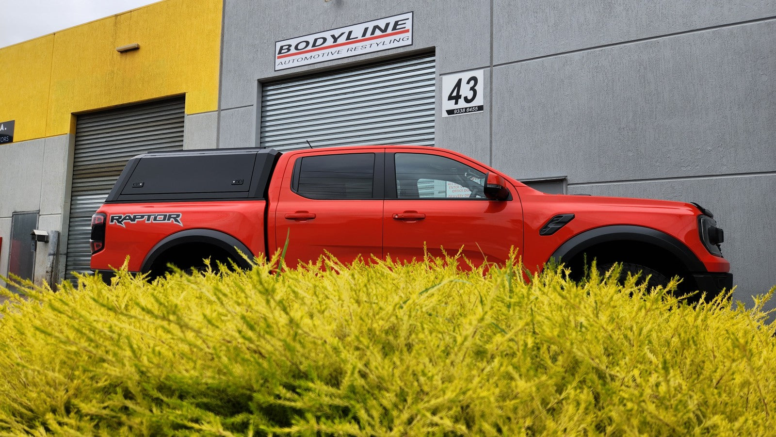 Ford RAPTOR RA (Next Gen) DC 2022+ BLACK TITAN HYBRID CANOPY - Stainle ...