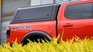 Ford RAPTOR RA (Next Gen) DC 2022+ BLACK TITAN HYBRID CANOPY - Stainless Steel Alloy Modular