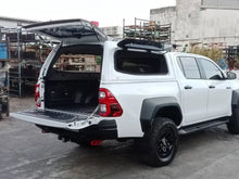 Painted Toyota HILUX SR5 2015-2024 DC V2 Steel Canopy - Super White 040