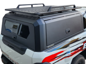 KIA TASMAN 2024+ BLACK TITAN PRO HYBRID CANOPY - Stainless Steel Alloy Modular
