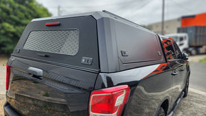 Ssangyong MUSSO XLV 2019-2024 BLACK TITAN HYBRID CANOPY - Stainless Steel Alloy Modular