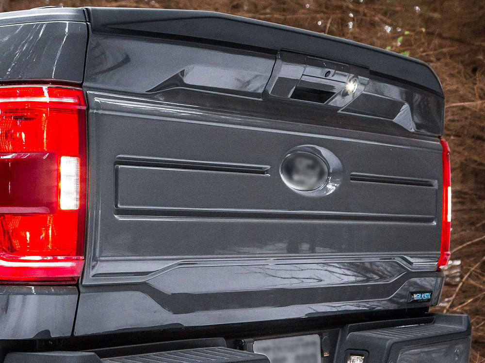 Automotive Restyling Ford F150 SUPERCREW 2021+ AIR DESIGN Tailgate Applique Panel - SATIN B ...