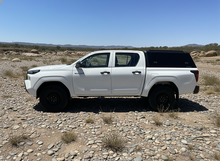 Toyota HILUX SR5 ROGUE DC 2026+ BLACK TITAN HYBRID CANOPY - Stainless Steel Alloy Modular