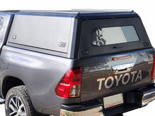 Toyota HILUX REVO SR5 DC 2015-2024 BLACK TITAN HYBRID CANOPY - Stainless Steel Alloy Modular