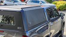 Toyota HILUX REVO SR5 DC 2015-2024 BLACK TITAN HYBRID CANOPY - Stainless Steel Alloy Modular