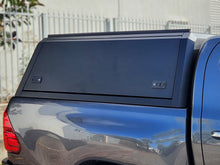 Toyota HILUX REVO SR5 DC 2015-2024 BLACK TITAN HYBRID CANOPY - Stainless Steel Alloy Modular