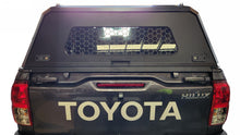Toyota HILUX REVO SR (J-DECK) DC 2015-2025 BLACK TITAN HYBRID CANOPY - Stainless Steel Alloy Modular