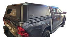 Toyota HILUX REVO SR (J-DECK) DC 2015-2025 BLACK TITAN HYBRID CANOPY - Stainless Steel Alloy Modular