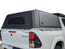 Toyota HILUX REVO SR (J-DECK) DC 2015-2024 BLACK TITAN HYBRID CANOPY - Stainless Steel Alloy Modular