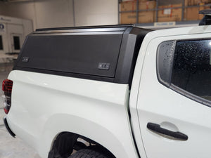 Mitsubishi TRITON MQ MR DC 2015-2023 BLACK TITAN HYBRID CANOPY - Stainless Steel Alloy Modular