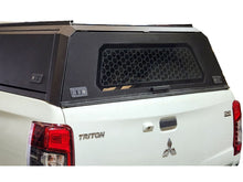 Mitsubishi TRITON MQ MR DC 2015-2023 BLACK TITAN HYBRID CANOPY - Stainless Steel Alloy Modular