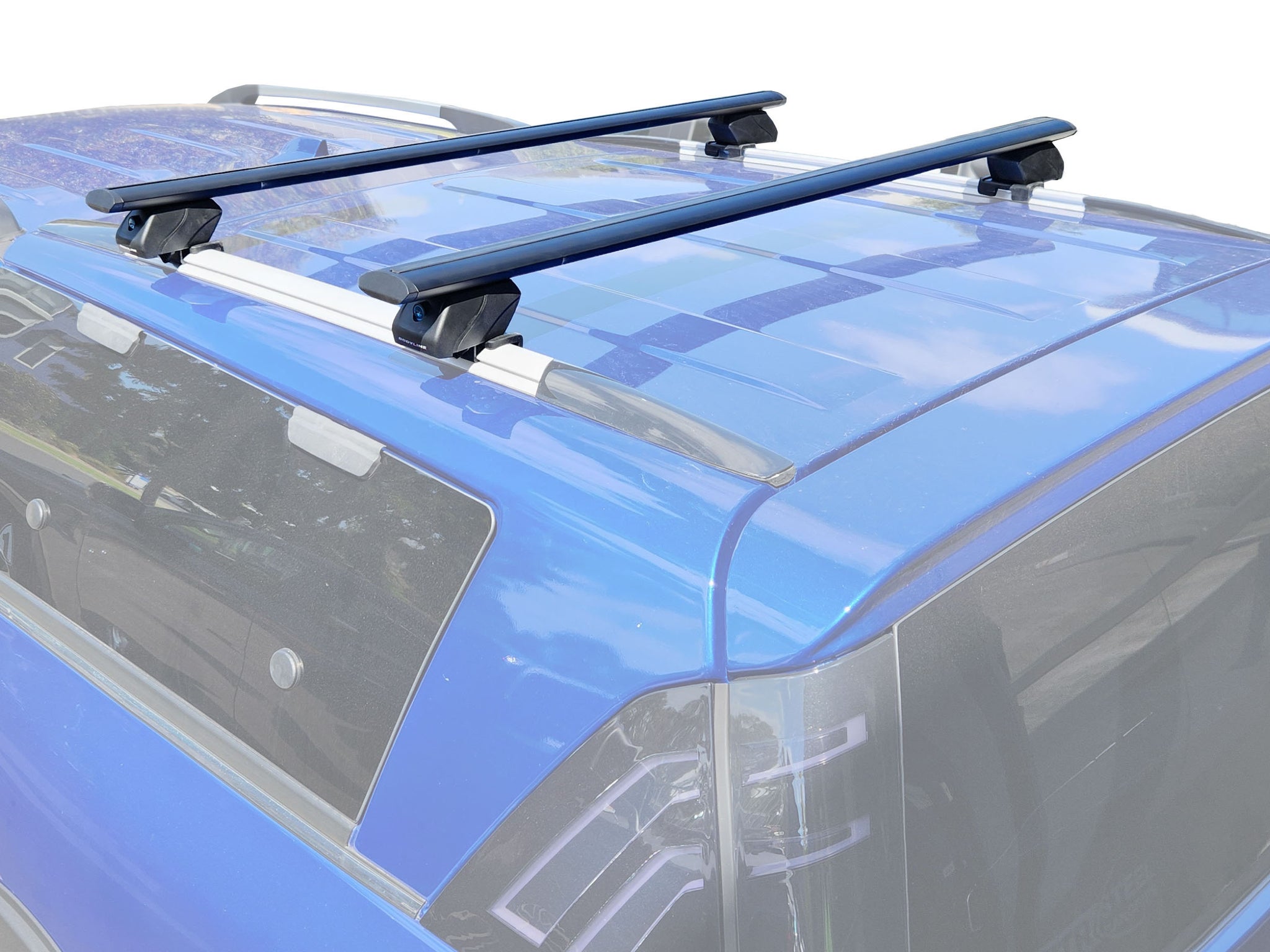 BLACK CROSS BAR for FLUSH RAILS (TL1 Canopies European Vehicles