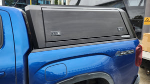 VW AMAROK (All New) DC 2023+ BLACK TITAN HYBRID CANOPY - Stainless Steel Alloy Modular