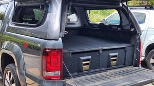 VW AMAROK DC 2010-2022 Premium UltraGLIDE Heavy Duty Drawers