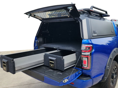 JEEP GLADIATOR 2020+ ULTIMATE TRADIE PACK (Canopy, Drawers, Rack)