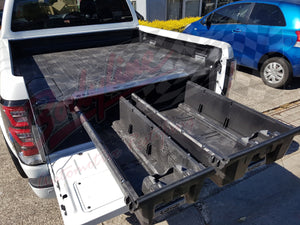 TOYOTA HILUX DUAL CAB 2015on DECKED TRUCK BED STORAGE SYSTEM DRAWS