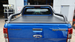 FORD RANGER DC 2012-2021 ELECTRIC ROLLER SHUTTER COVER & EXTENDED ROLL BAR COMBO